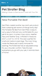Mobile Screenshot of petstrollerblog.com